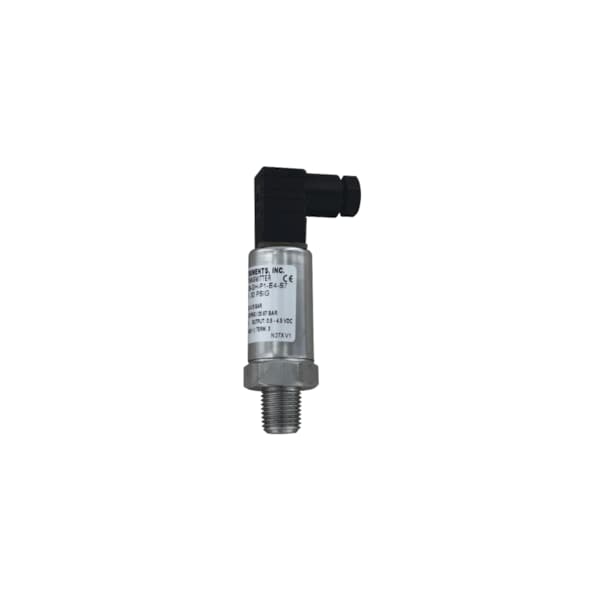 Industrial pressure transmitter, range 0-100 psig, conduit box housing, 1/4in male NPT, 3ft cable